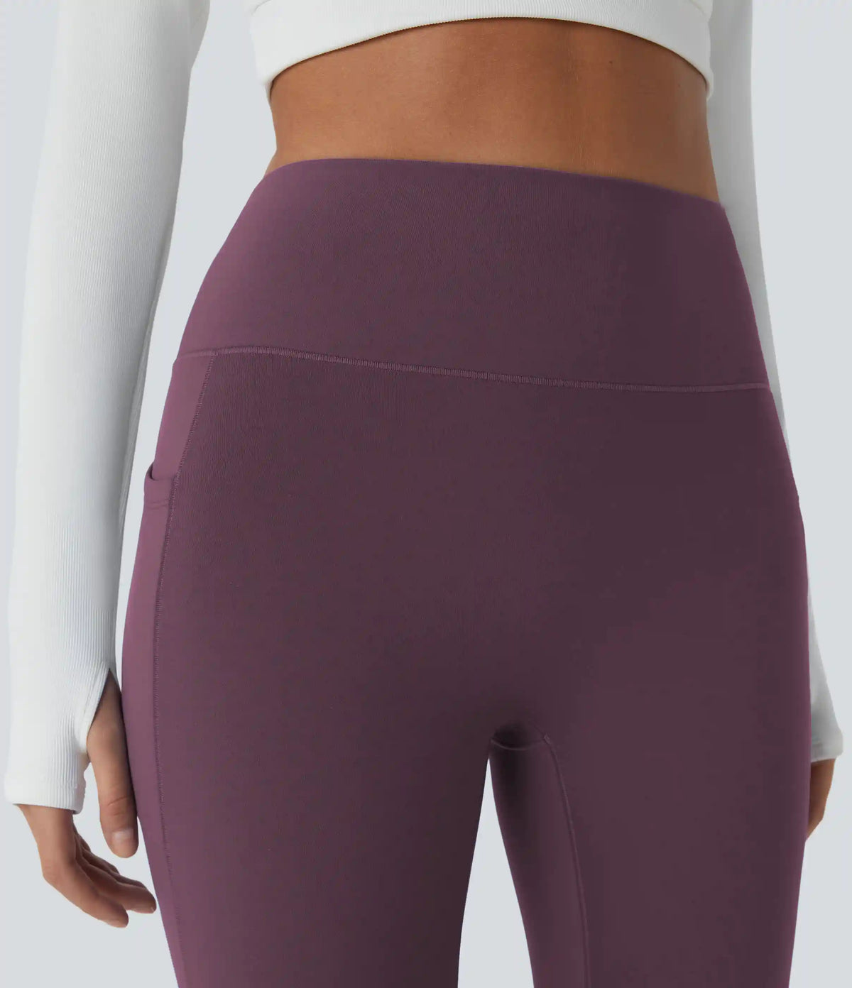 SoftlyZero™ Plush Thermal High Waisted Pocket Skinny 7/8 Yoga Leggings