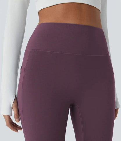 SoftlyZero™ Plush Thermal High Waisted Pocket Skinny 7/8 Yoga Leggings