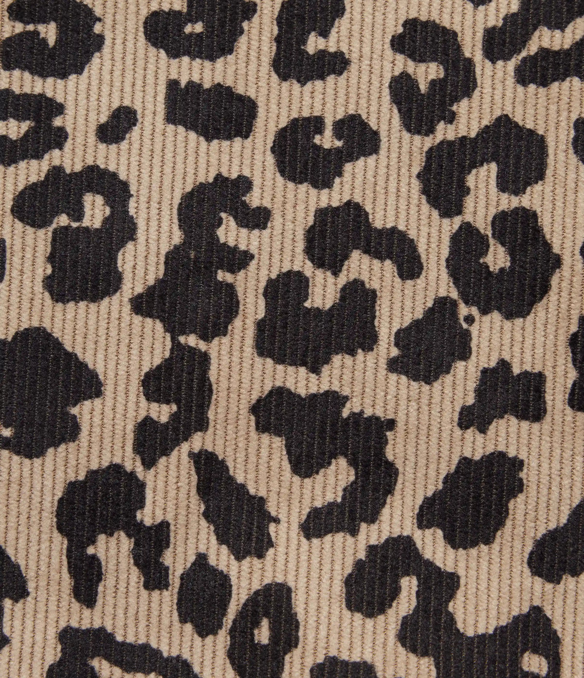High Waisted 2-in-1 A-Line Leopard Print Corduroy Mini Casual Skirt with Pocket