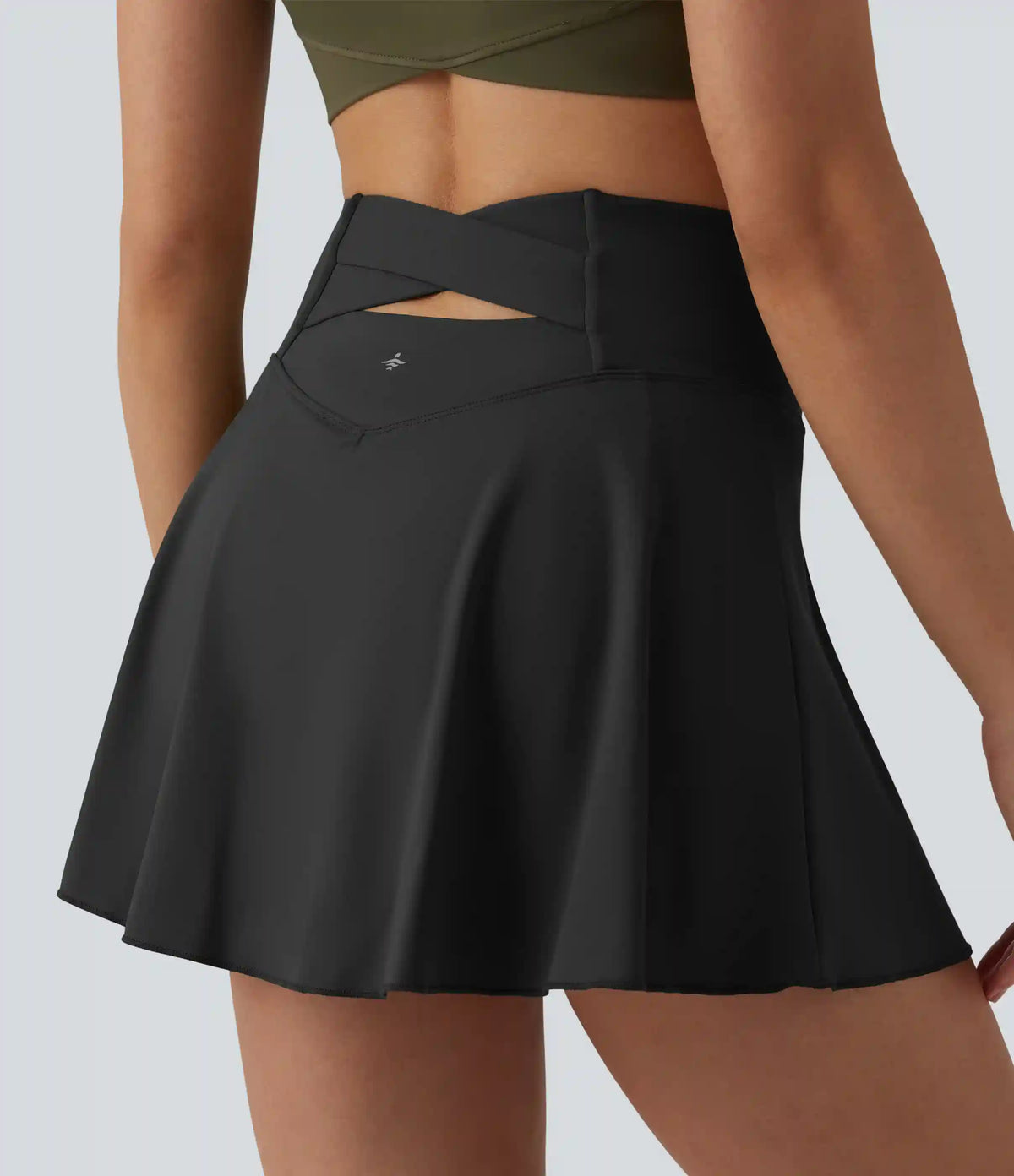 Softlyzero™ Airy High Waisted Tummy Control 2-in-1 InstantCool Mini Tennis Skirt with Pockets