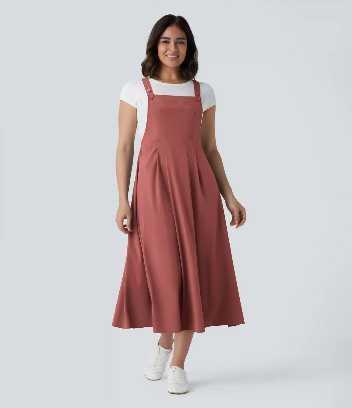 Breezeful™ Pockets Flowy Quick Dry Midi Casual Dress