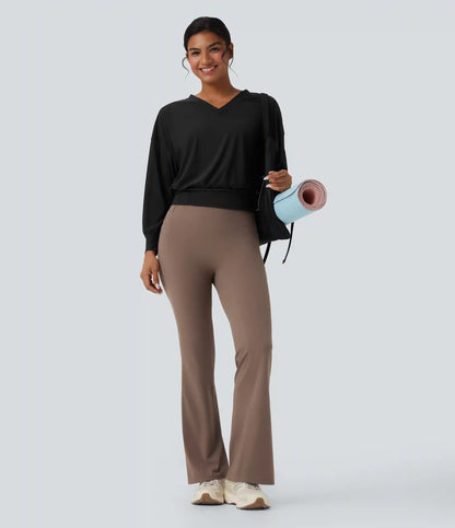V-neck Oversized Quick Dry Yoga Sports Top