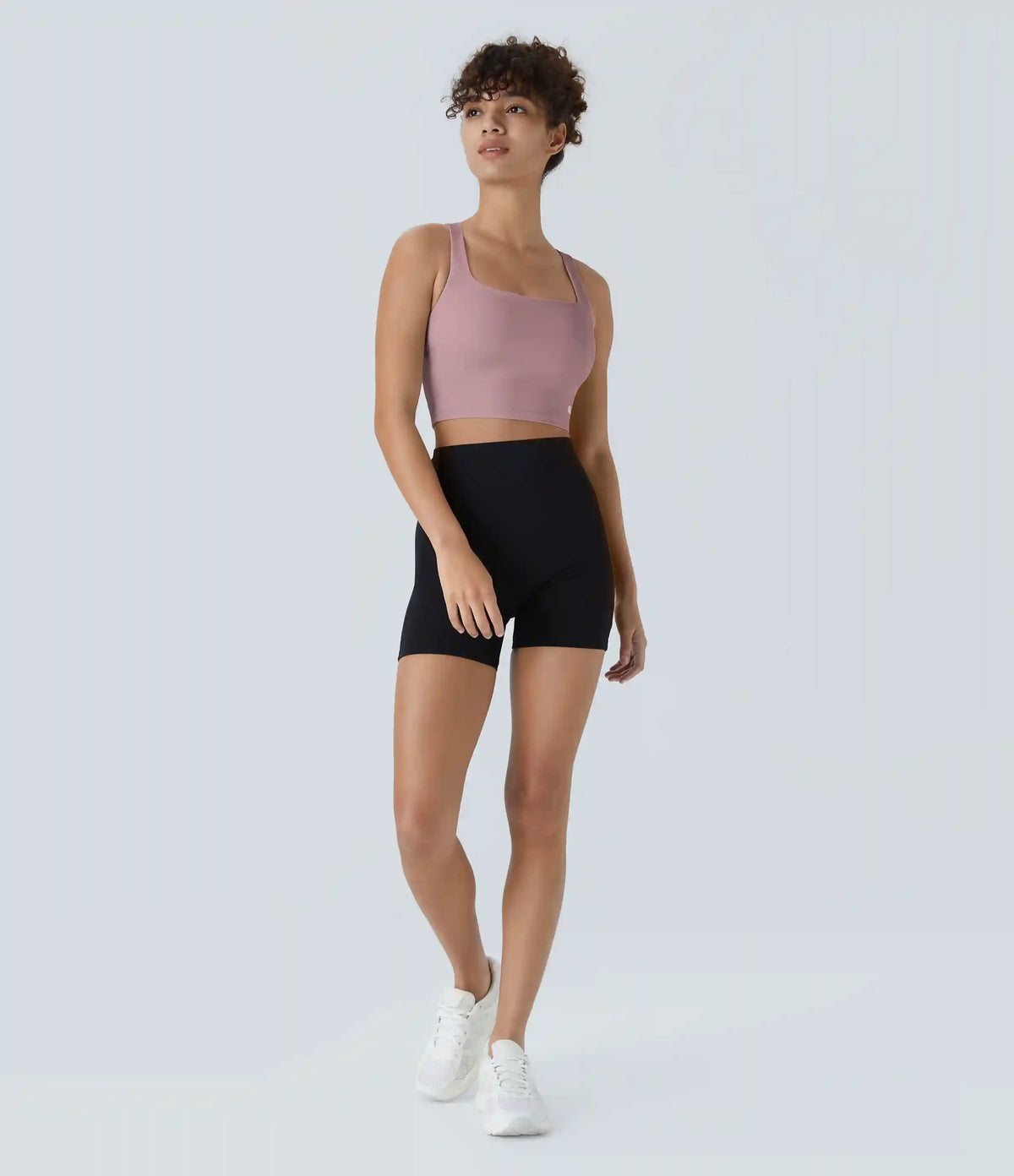 SoftlyZero™ Airy Square Neck Backless Crisscross Cropped InstantCool Yoga Tank Top
