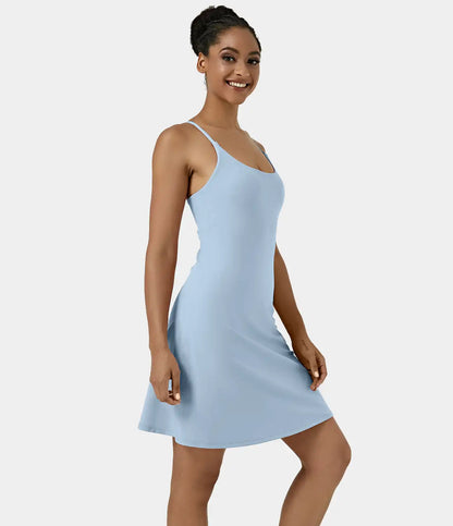 SoftlyZero™ Airy Cut Out 2-in-1 Pocket InstantCool Longer Active Dress
