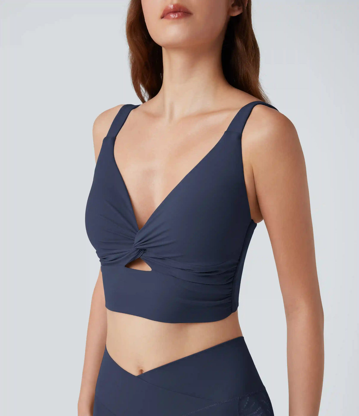 Halara UltraSculpt™ Light Support Molded Cups Push-Up Yoga Sports Bra