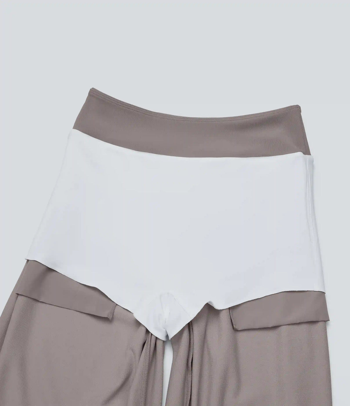 Halara Flex™ Mid Rise Tummy Control Micro Waffle Work Tapered Pants with Pockets