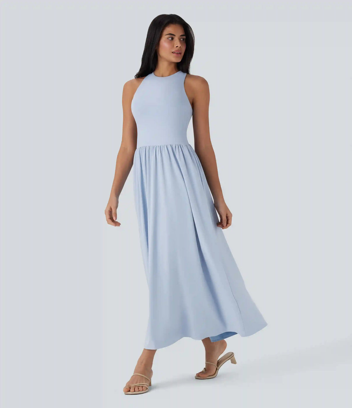 Breezeful™ Quick Dry Maxi Casual Dress with Pockets
