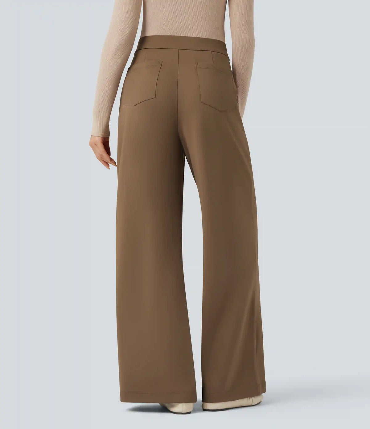 Halara Flex™ DayStretch High Waisted Work Baggy Pants with Pockets