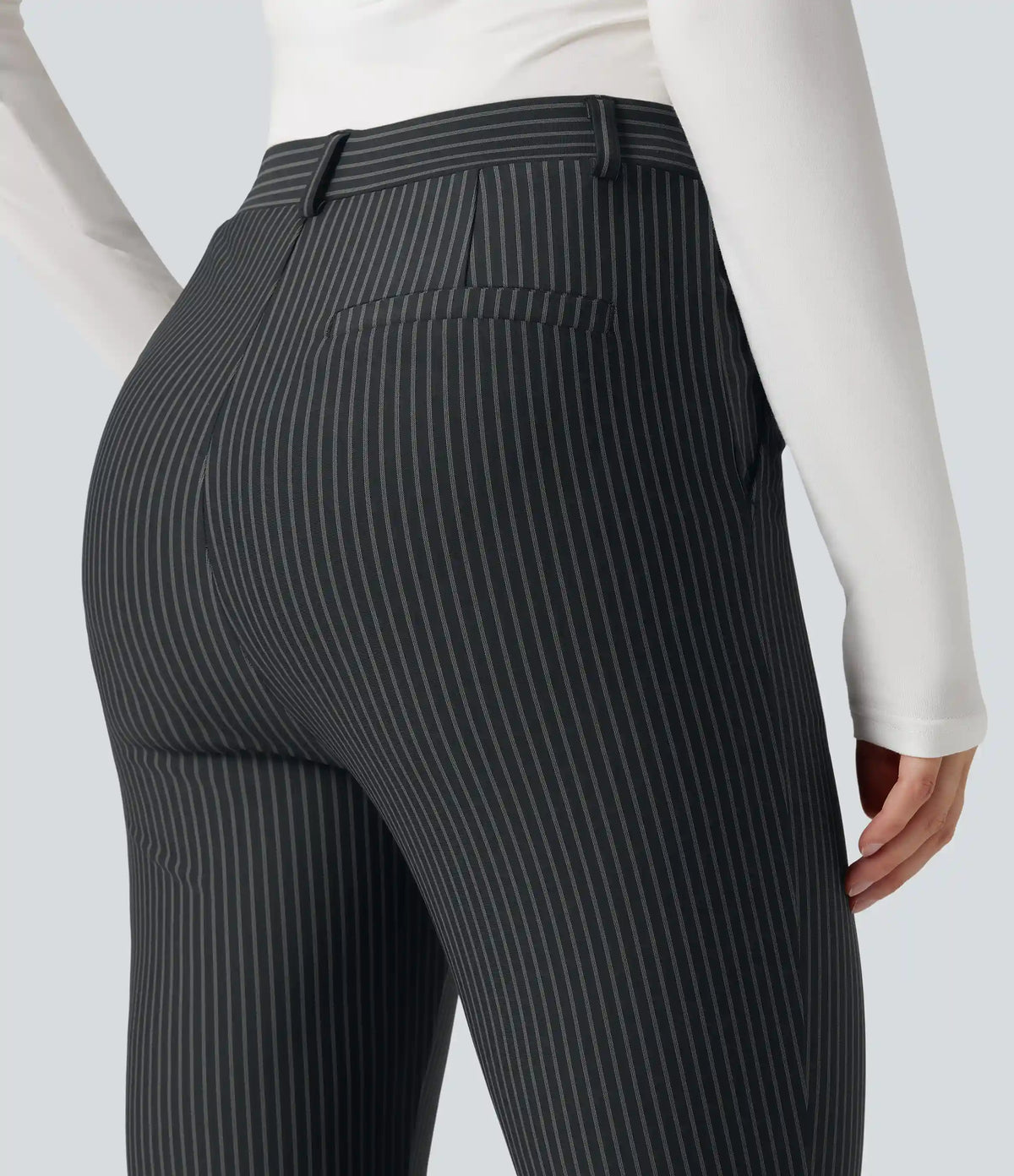 Halara Flex™ High Waisted Skinny Stripe Work Pants with Pockets