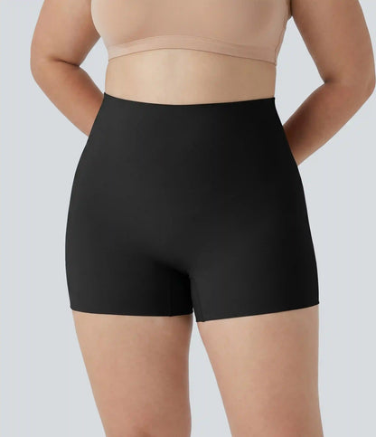 Plus Size High Stretch High Waisted Lounge Smooth Boy Shorts
