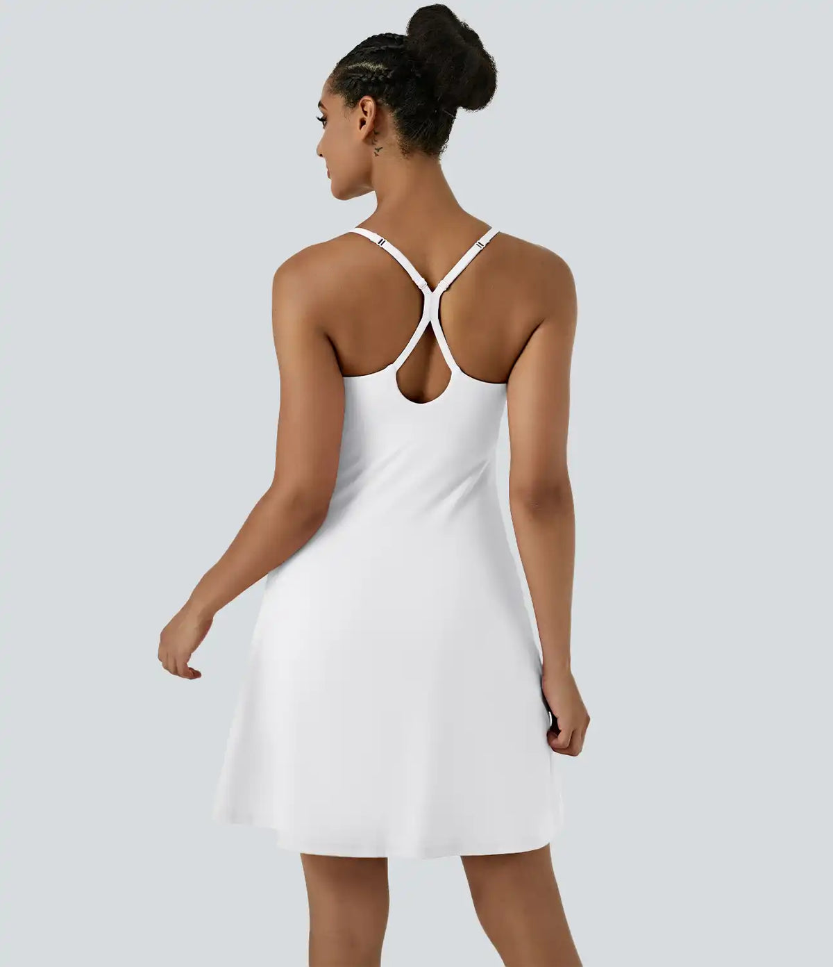 SoftlyZero™ Airy Cut Out 2-in-1 Pocket InstantCool Longer Active Dress