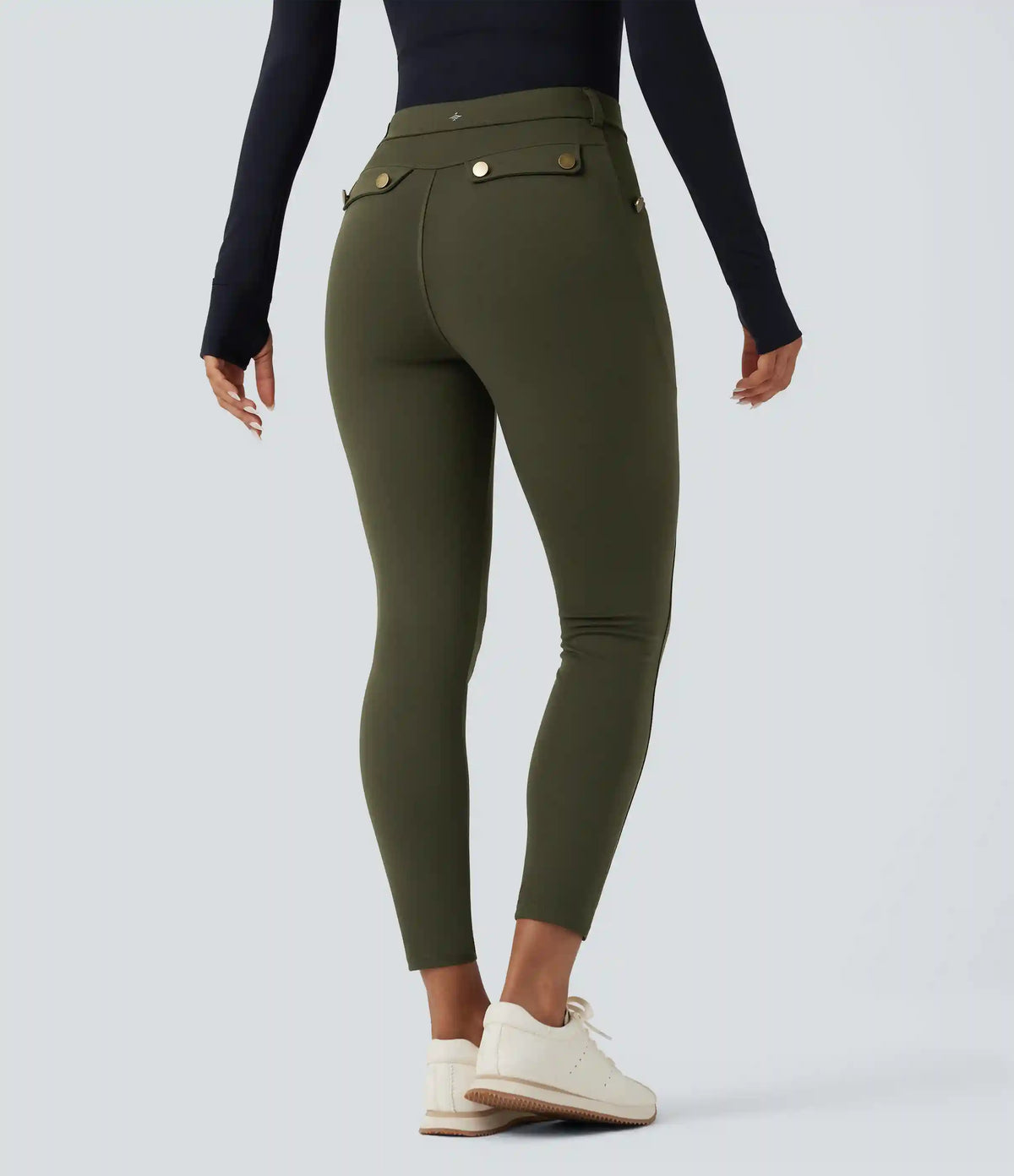 DayStretch High Waisted Slim Pants with Pockets
