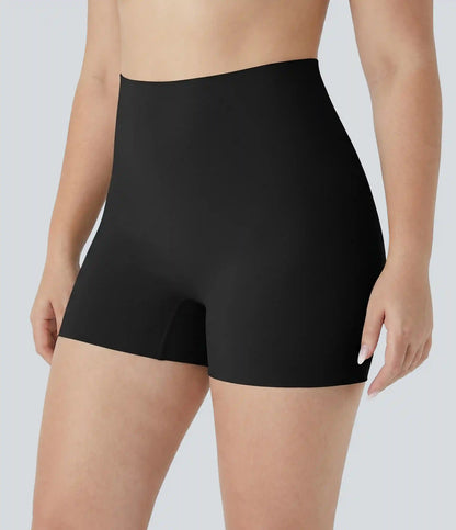 Plus Size High Stretch High Waisted Lounge Smooth Boy Shorts