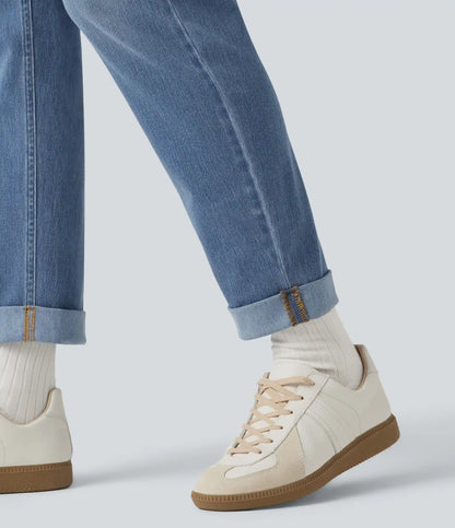 Halara Flex™ High Waisted Drawstring Casual Jeans with Pockets