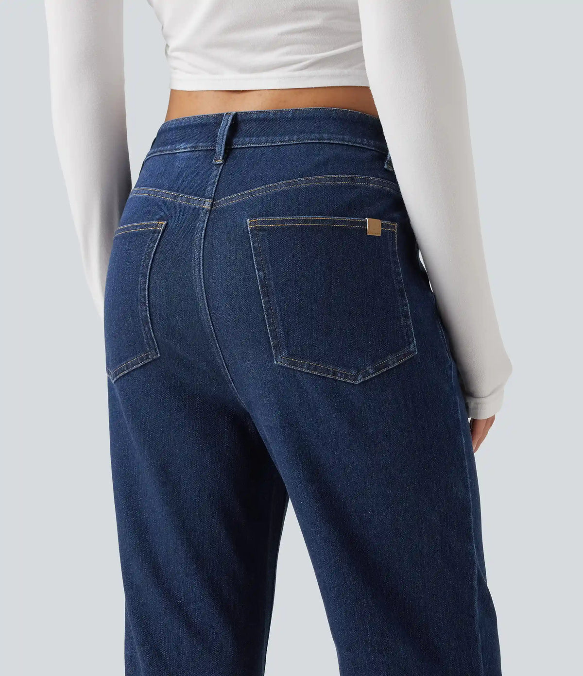 Halara Flex™ High Waisted Flare Casual Jeans with Pockets