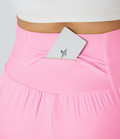 SoftlyZero™ Airy Super High Waisted 2-in-1 InstantCool Yoga Shorts 5'' with Pockets-Longer Length