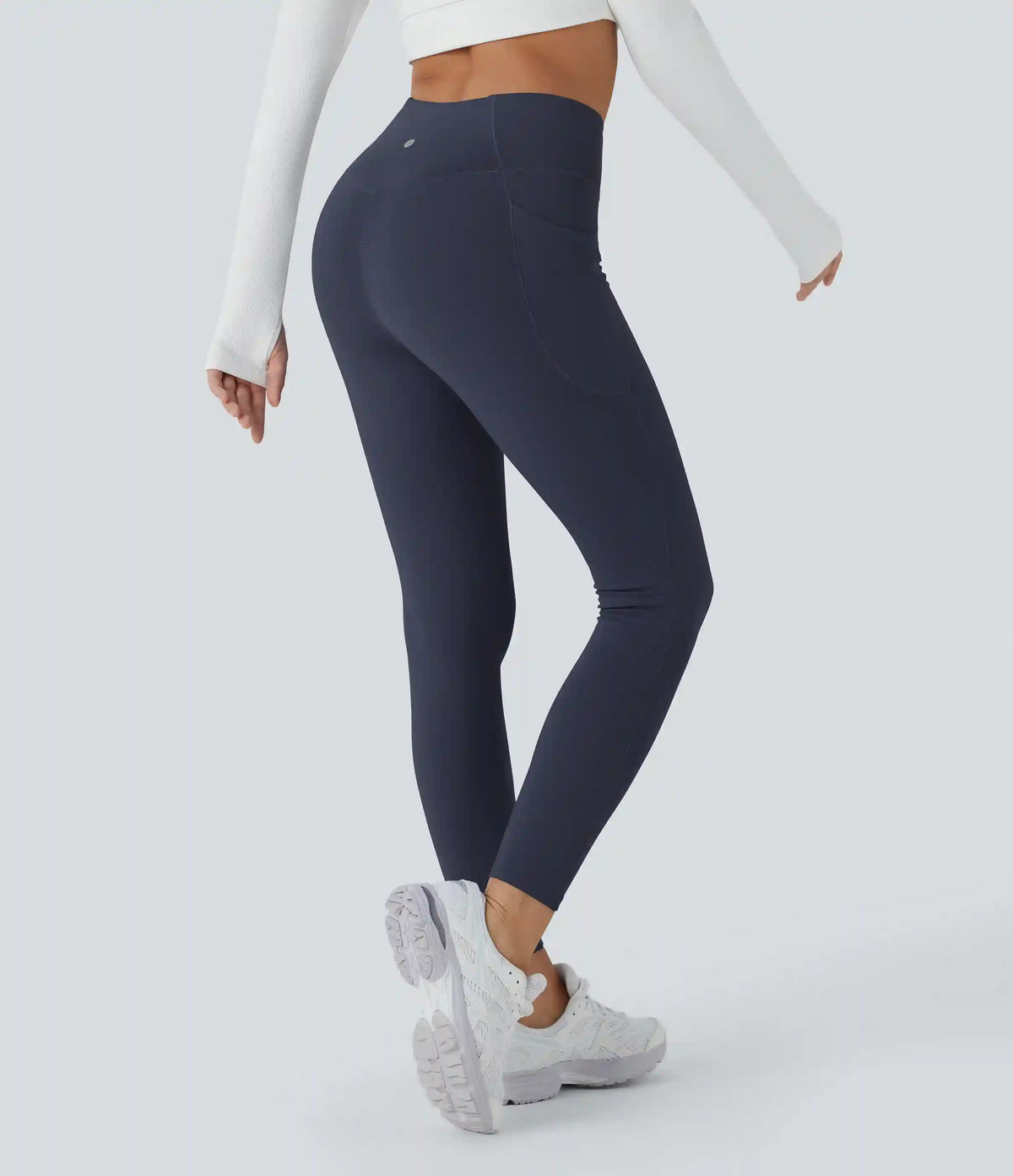 SoftlyZero™ Plush Thermal High Waisted Pocket Skinny 7/8 Yoga Leggings