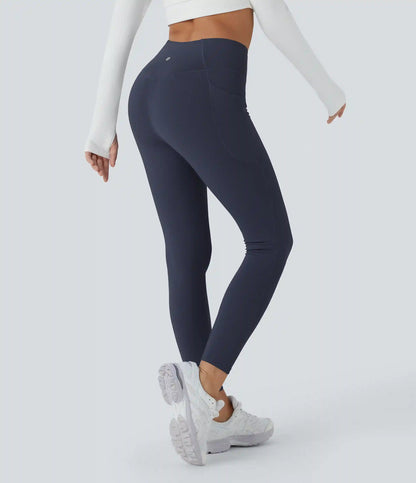 SoftlyZero™ Plush Thermal High Waisted Pocket Skinny 7/8 Yoga Leggings