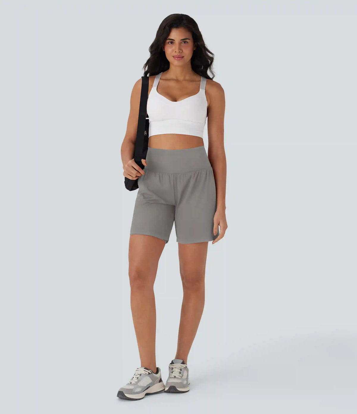 SoftlyZero™ Airy Super High Waisted 2-in-1 InstantCool Yoga Shorts 7" with Pockets