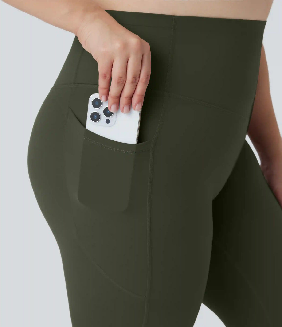 Plus Size Halara UltraSculpt™ High Waisted Butt Lifting Tummy Control Shaping Training Leggings with Pockets