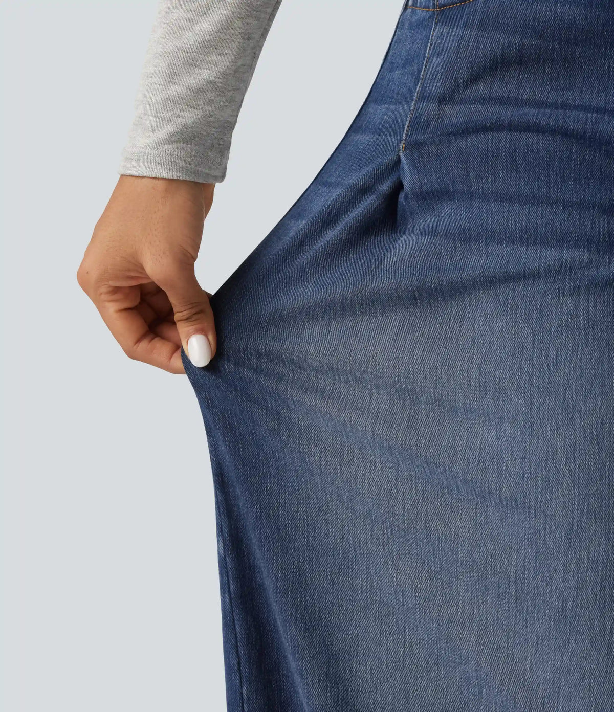 Halara Flex™ Mid Rise Baggy Casual Jeans with Pockets