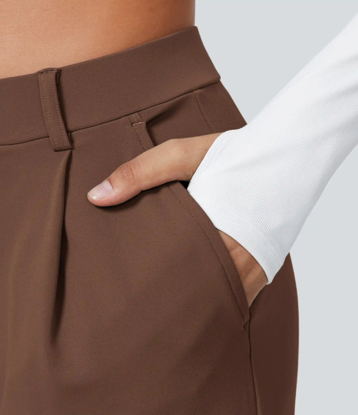 Halara Flex™ DayStretch High Waisted Pocket Straight Leg Work Pants