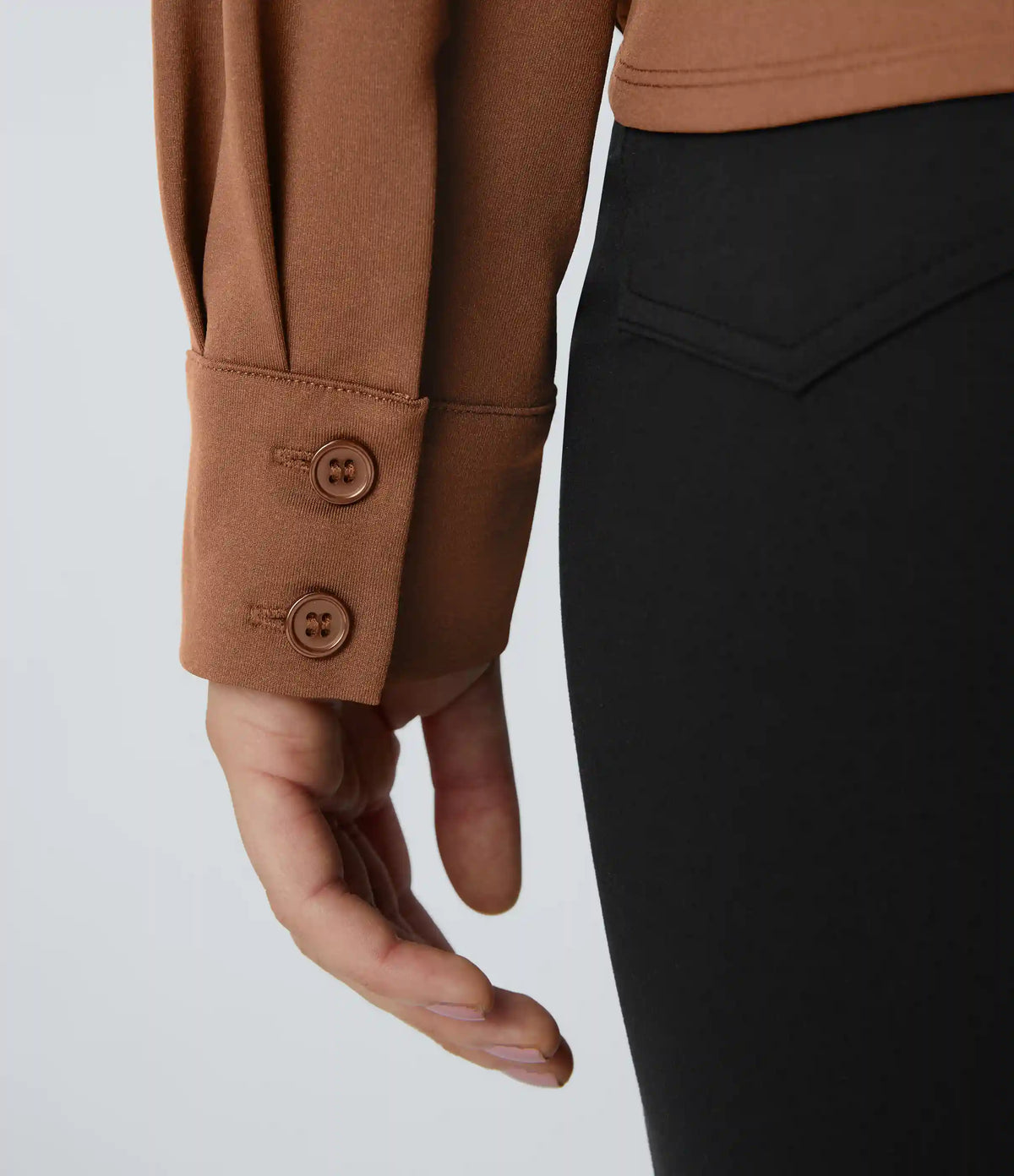 Crossover Long Sleeve Work Shirt