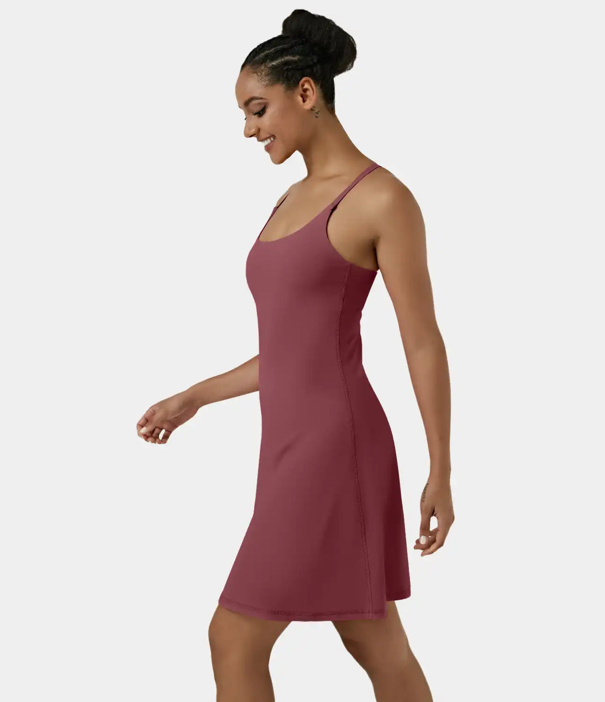 SoftlyZero™ Airy Cut Out 2-in-1 Pocket InstantCool Longer Active Dress