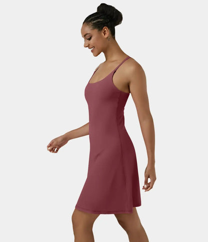 SoftlyZero™ Airy Cut Out 2-in-1 Pocket InstantCool Longer Active Dress