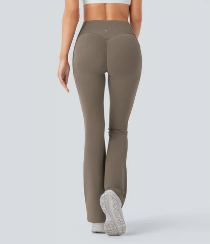 Halara UltraSculpt™ High Waisted Scrunch Butt Lifting Tummy Control Pocket Shaping Yoga Bootcut Leggings