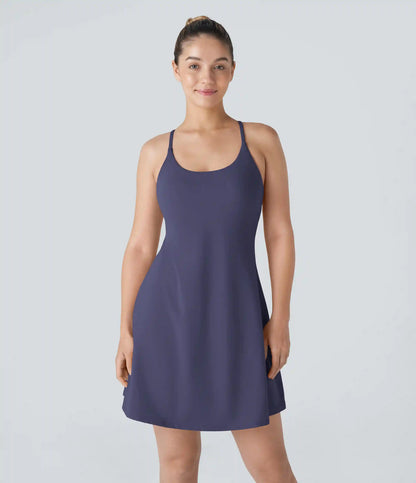 SoftlyZero™ Plush Backless Active Dress-Longer Length-Easy Peezy Edition