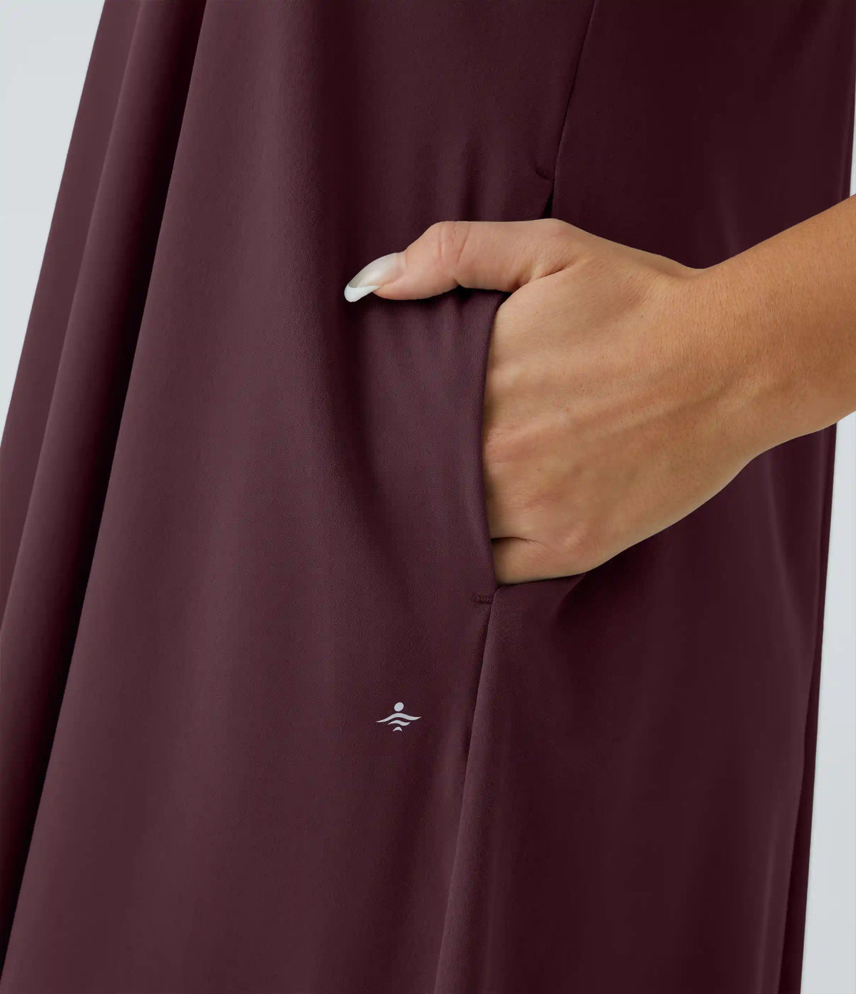 Breezeful™ RacerPocket High Low Flowy Midi Quick Dry Casual Dress
