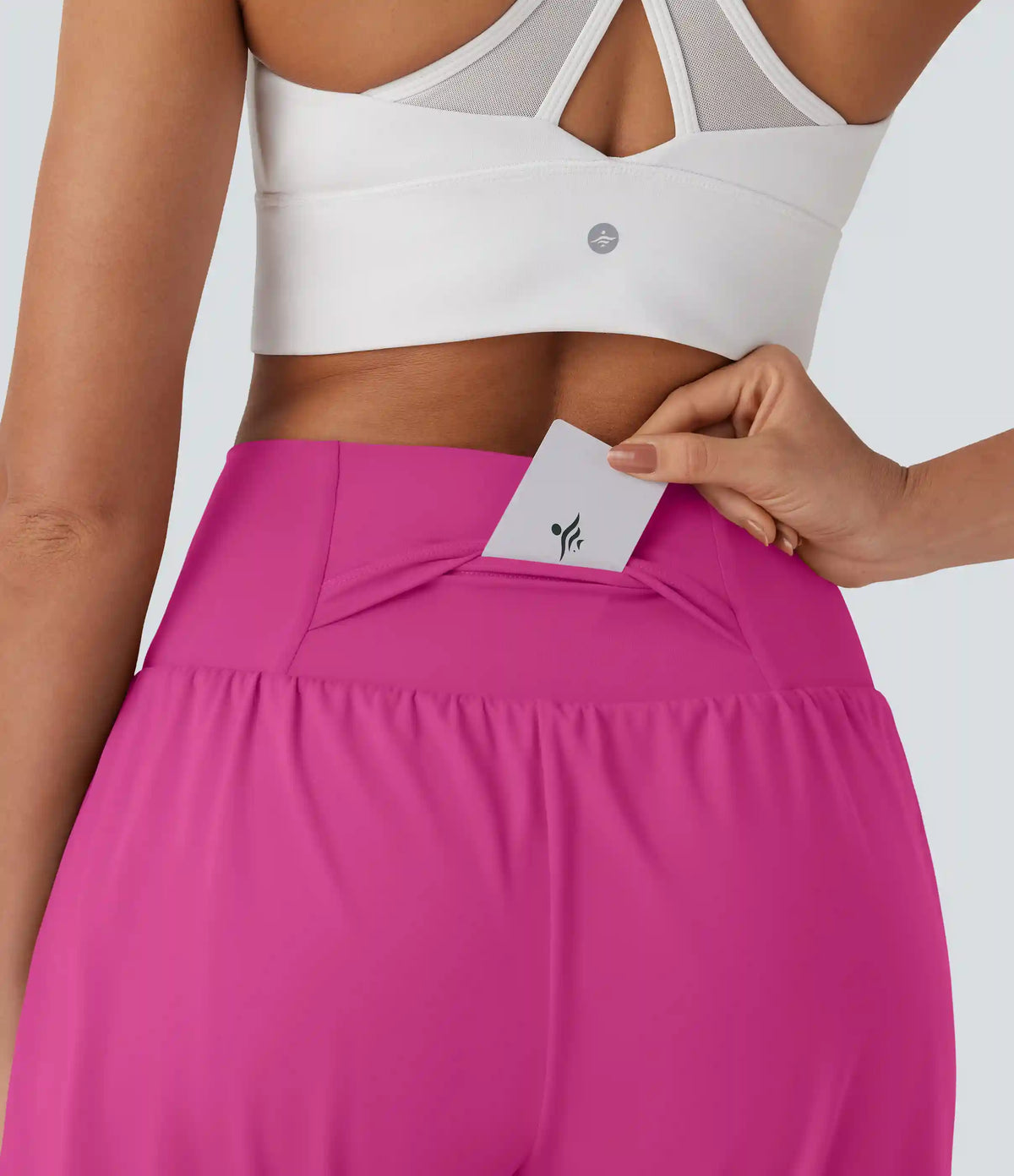 SoftlyZero™ Airy Super High Waisted 2-in-1 InstantCool Yoga Shorts 7" with Pockets
