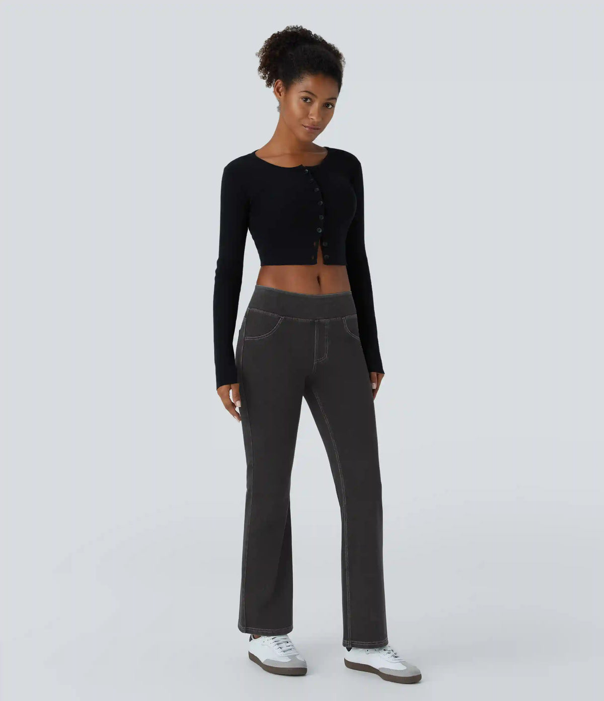 Halara Flex™ Low Rise Pockets Casual Bootcut Jeans