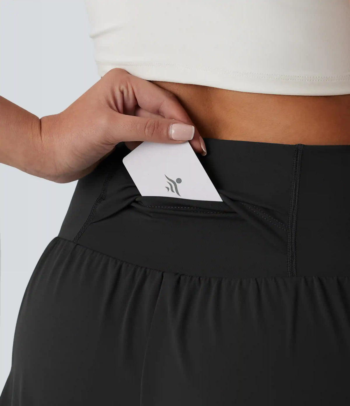 SoftlyZero™ Airy High Waisted Tummy Control 2-in-1 InstantCool Workout Shorts 5'' with Pockets
