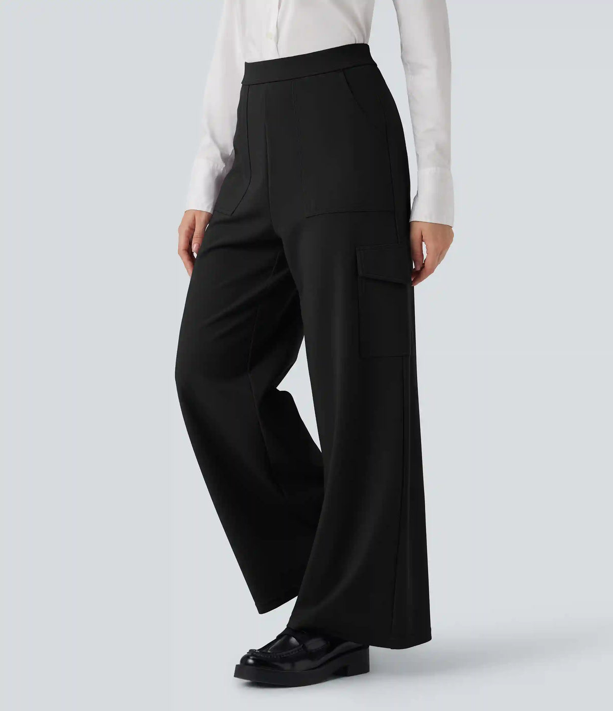 Halara Flex™ High Waisted Straight Leg Cargo Work Pants with Pockets