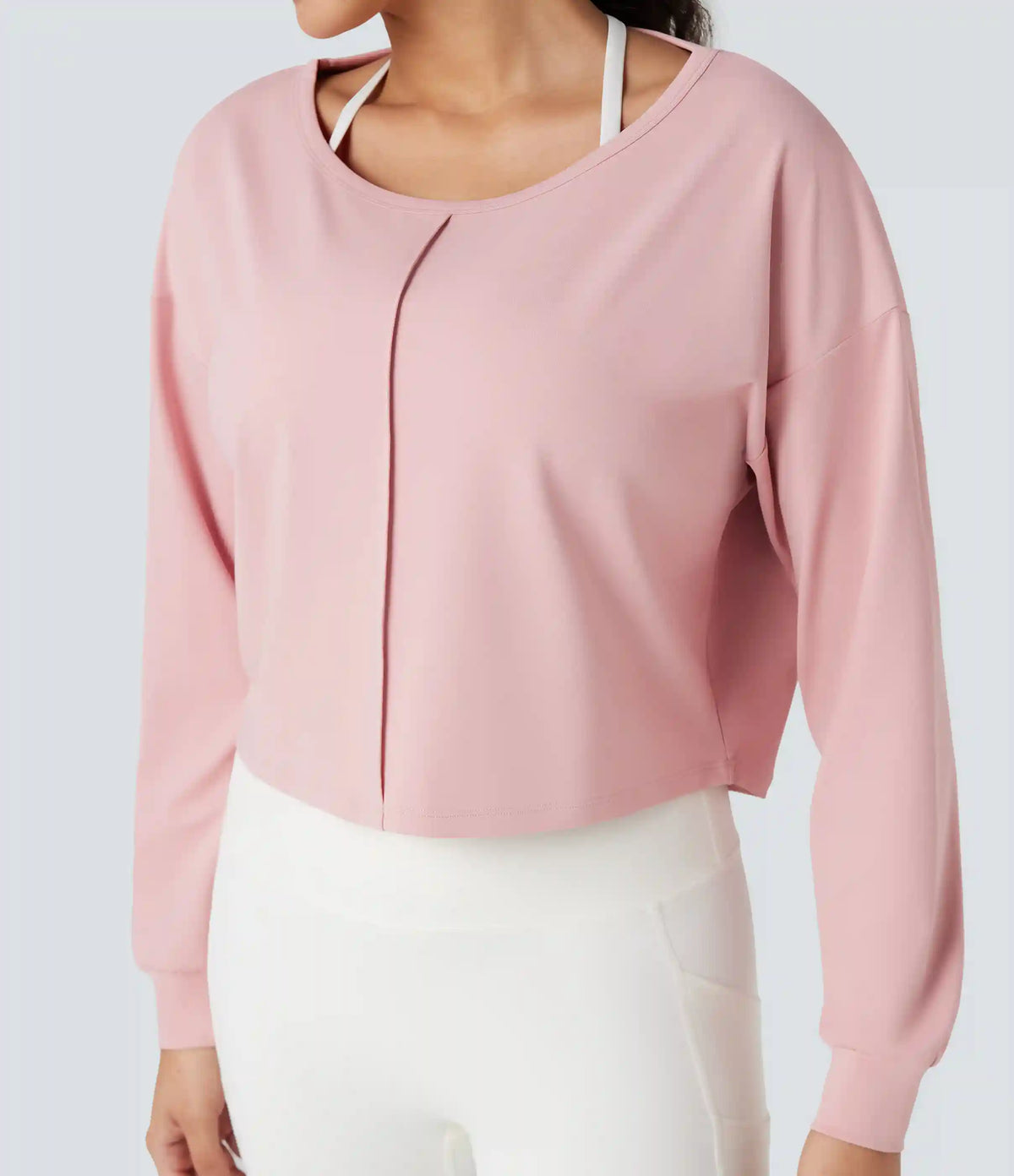 Backless Long Sleeve Workout Sports Top