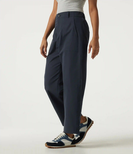 High Waisted Barrel Leg Hiking Pants with Pockets