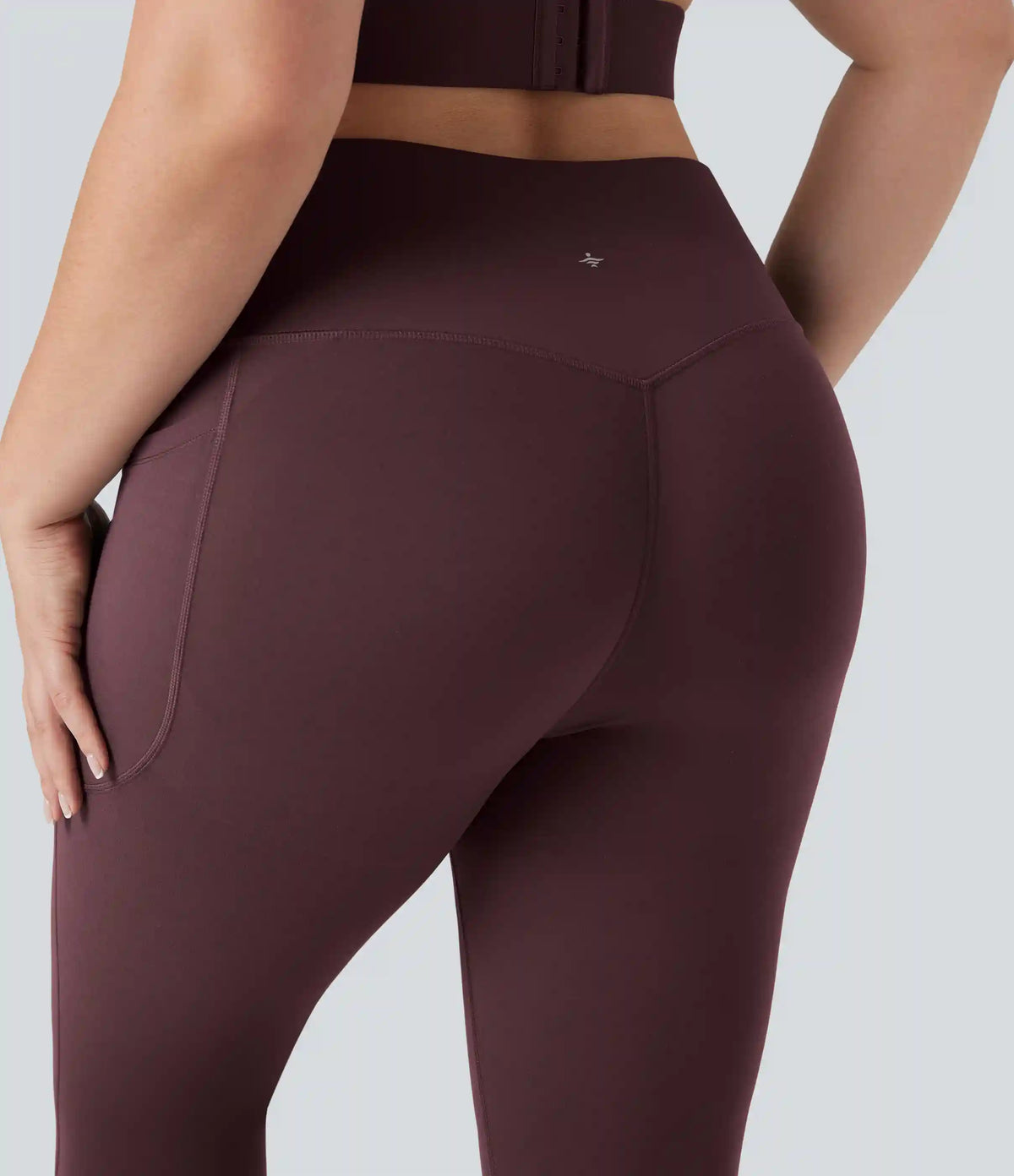 Plus Size Halara UltraSculpt™ High Waisted Butt Lifting Tummy Control Capri Training Leggings with Pockets