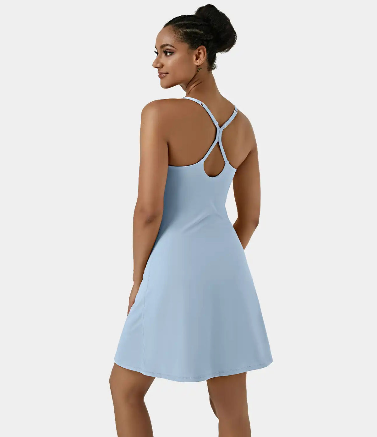 SoftlyZero™ Airy Cut Out 2-in-1 Pocket InstantCool Longer Active Dress