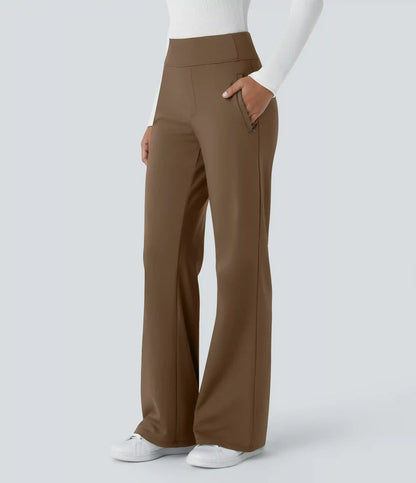 Halara Flex™ DayStretch Mid Rise Side Zipper Pocket Work Flare Pants