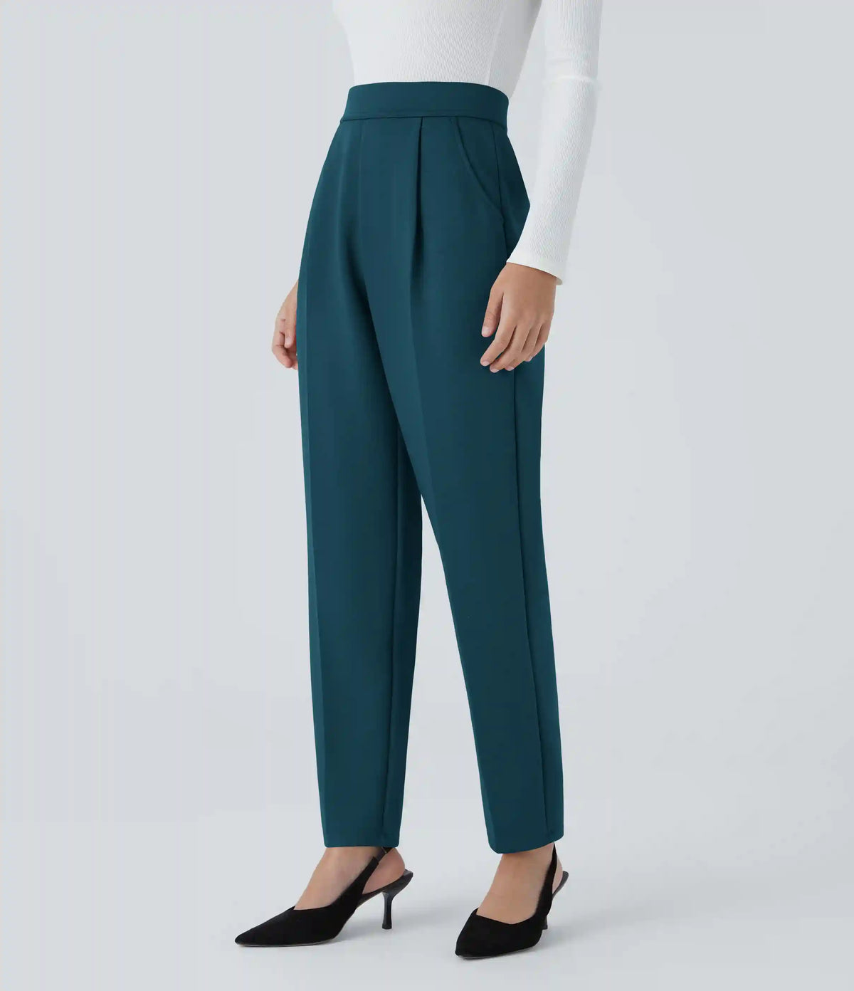 Halara Flex™ High Waisted Pocket Tapered Work Pants