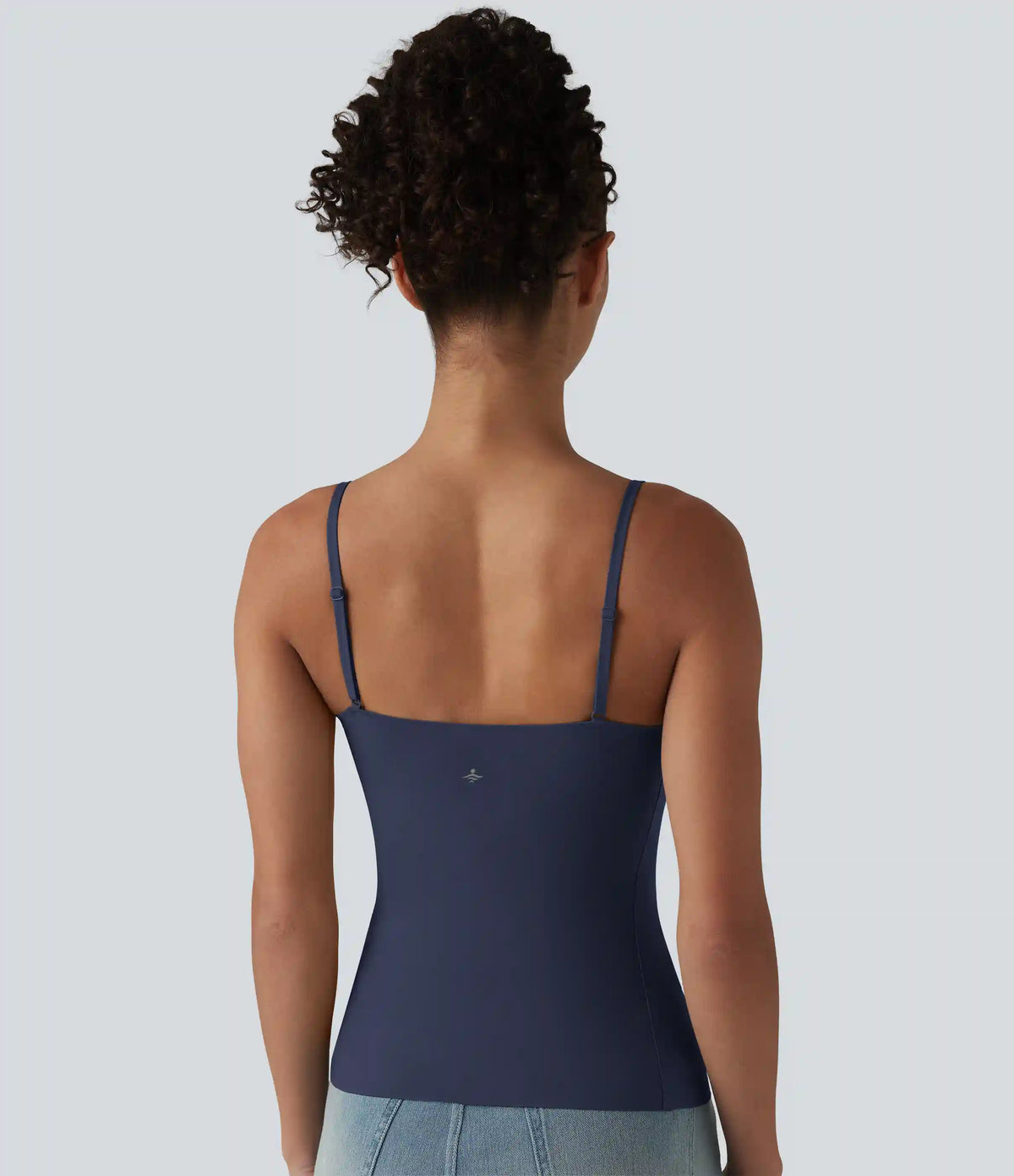 Scoop Neck Built-in Bra Casual Tank Top B-E Cups