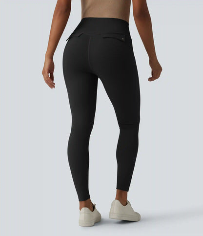 Halara UltraSculpt™ High Waisted Tummy Control Casual 7/8 Leggings with Pockets