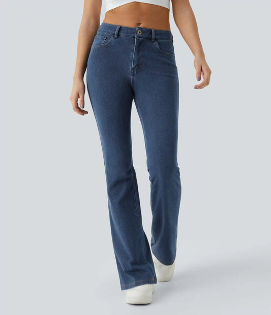 Halara Flex™ Mid Rise Pockets Casual Bootcut Jeans