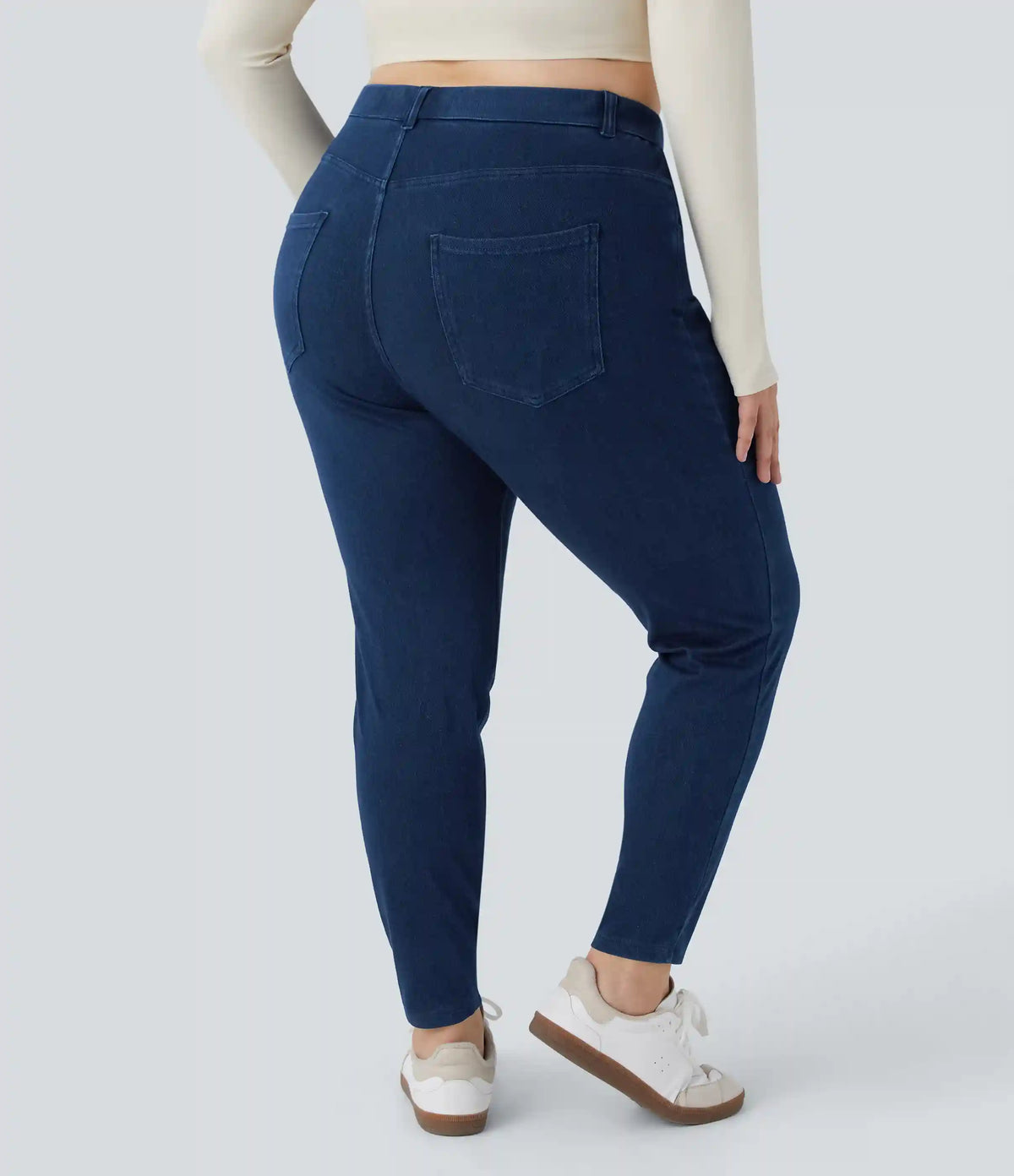 Halara Flex™ High Waisted Pockets Denim Work 7/8 Plus Size Leggings