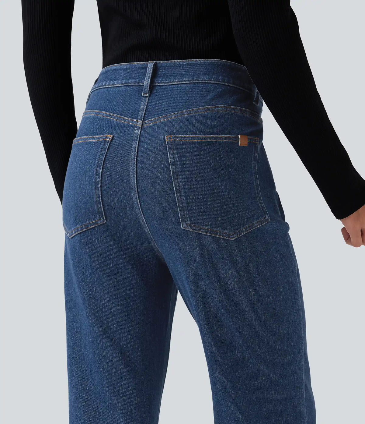 Halara Flex™ High Waisted Flare Casual Jeans with Pockets