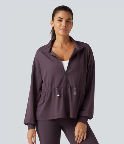 SoftlyZero™ High Neck Long Sleeve Yoga Jacket