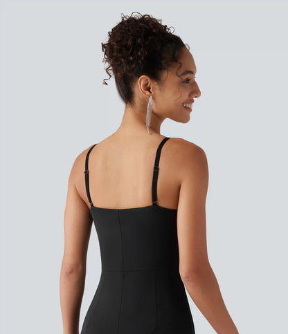 Softlyzero™ Airy Built-in Bra Contrast Lace InstantCool Mini Slip Dress