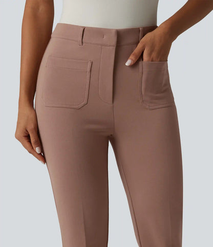 Halara Flex™ Mid Rise Work Bootcut Pants with Pockets